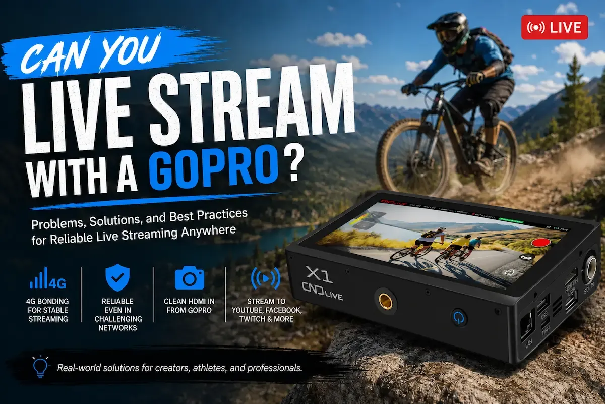 Can You Live Stream with a GoPro? Problems, Solutions & Best Practices