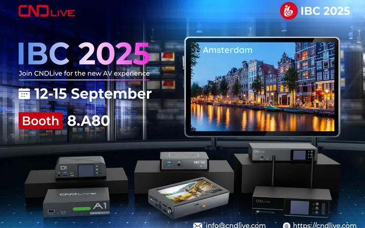 Join CNDLive at IBC Show 2025